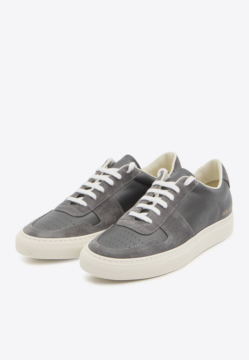 Common Projects B-ball Duo Leather Sneakers Gray 2436--3874