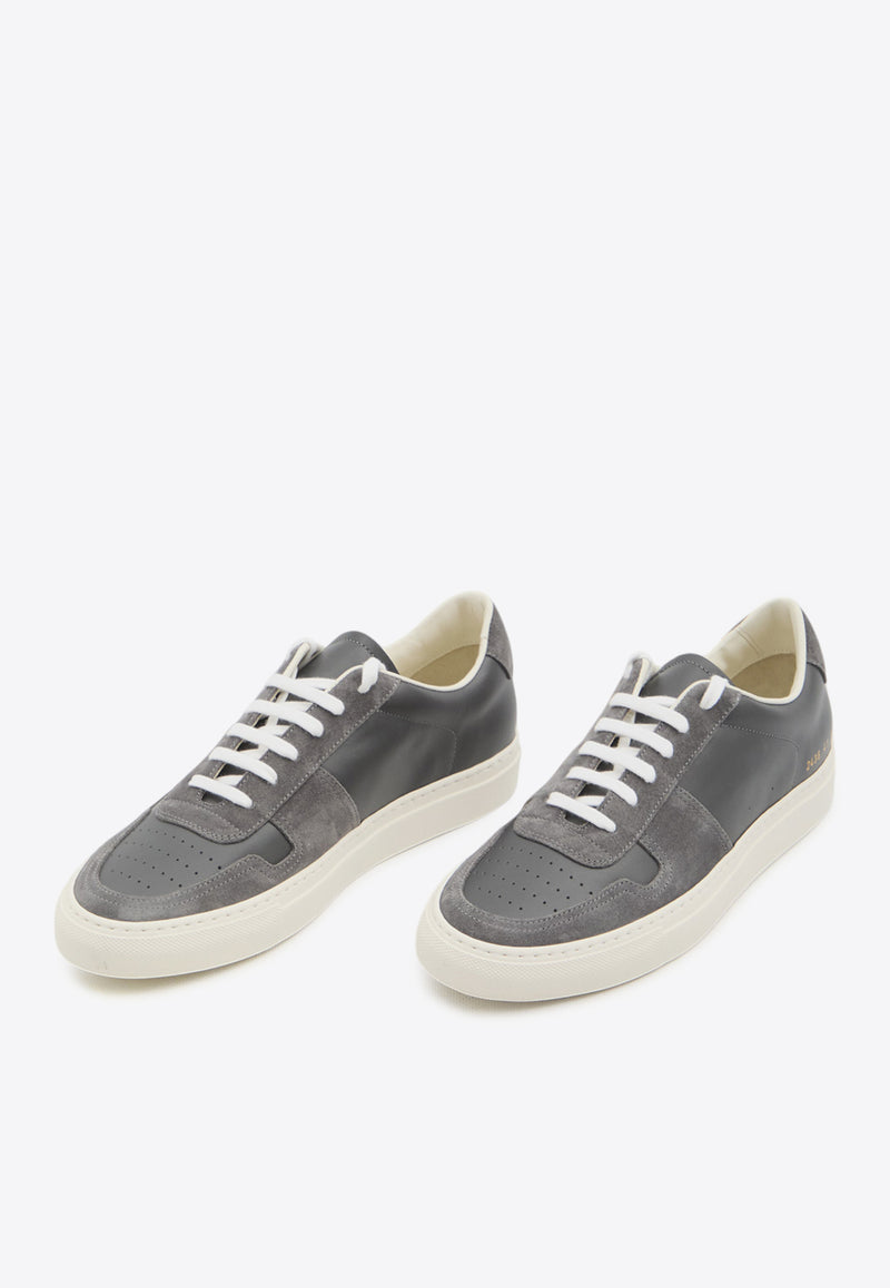 Common Projects B-ball Duo Leather Sneakers Gray 2436--3874