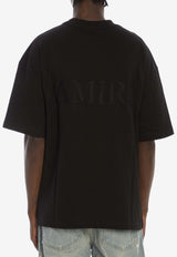 Amiri Embroidered Logo Oversized T-shirt Black AMJYTE1061--BLACK