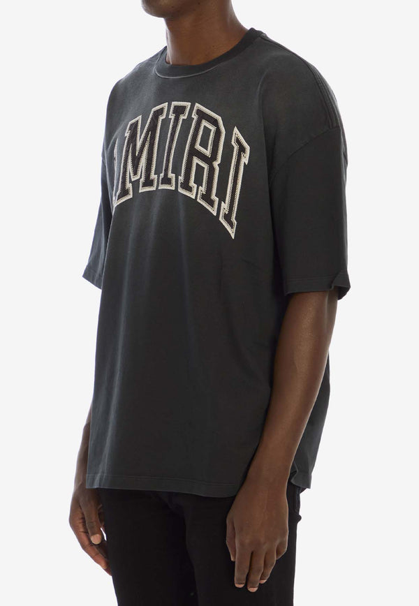 Amiri Vintage Oversized Logo T-shirt Black AMJYTE1052--BLACK