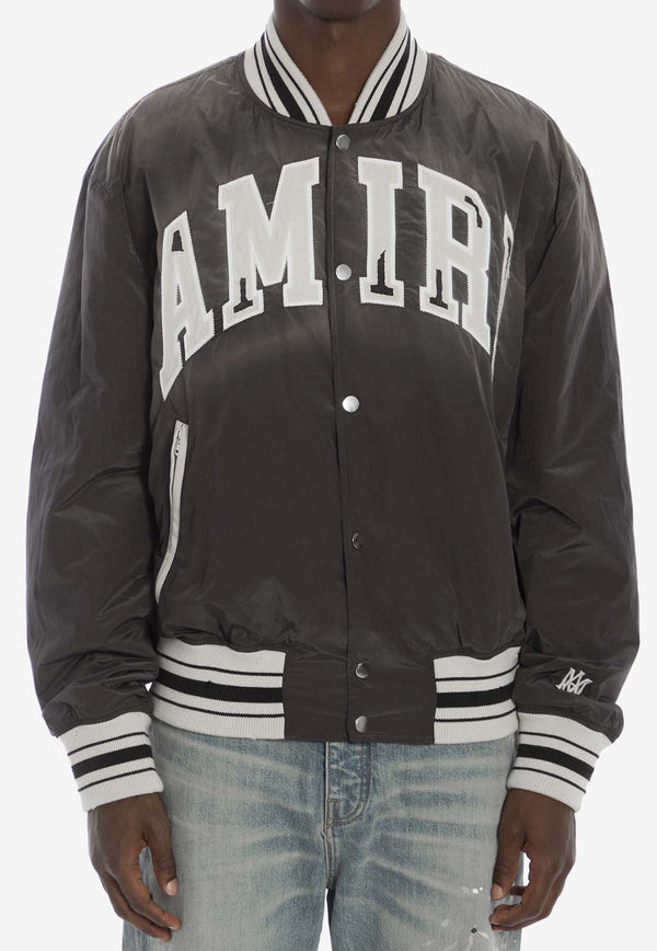 Amiri Sun Faded Bomber Jacket Gray AMOUBB1005--BLACK