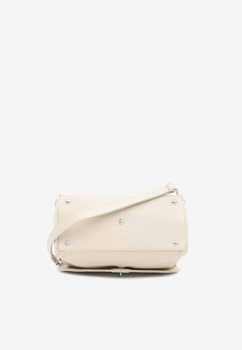 Zanellato Small Postina Daily Shoulder Bag White 068010S-0040000-Z1115