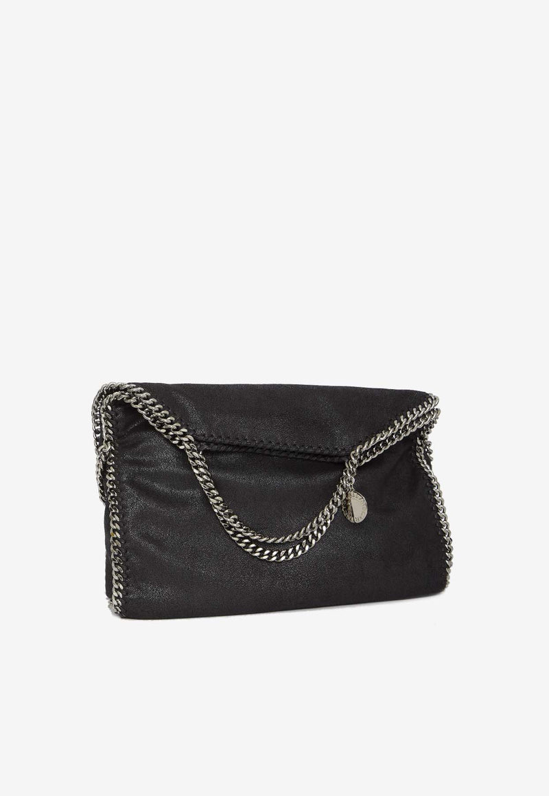 Stella McCartney Large Falabella Faux Leather Shoulder Bag Black 234387-W9132-1000