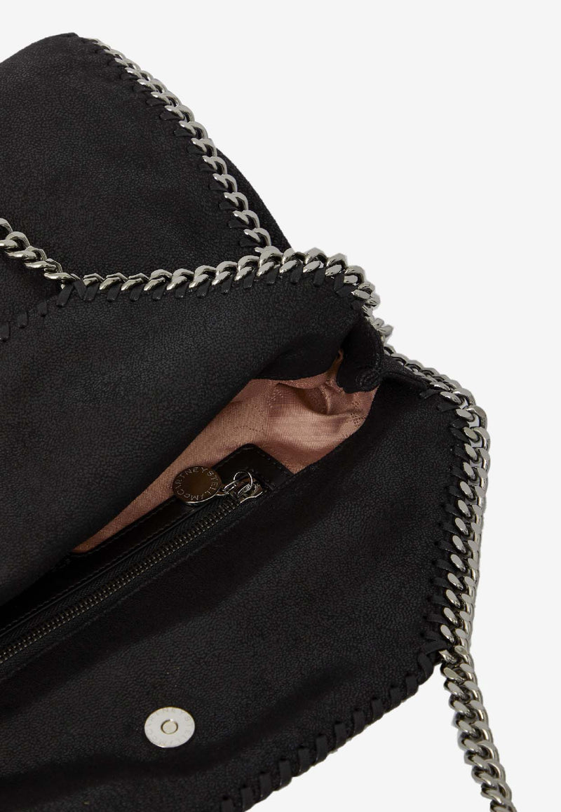 Stella McCartney Large Falabella Faux Leather Shoulder Bag Black 234387-W9132-1000