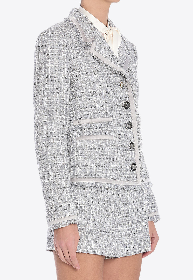 Dolce & Gabbana Classic Single-Breasted Blazer Gray F27DIT-FQOAB-S8100