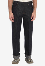 Burberry Essential Straight-Leg Jeans Indigo 8104333--C1765