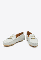 Tod's City Gommino Leather Loafers Gray XXW10L0IZ00-U14-B210