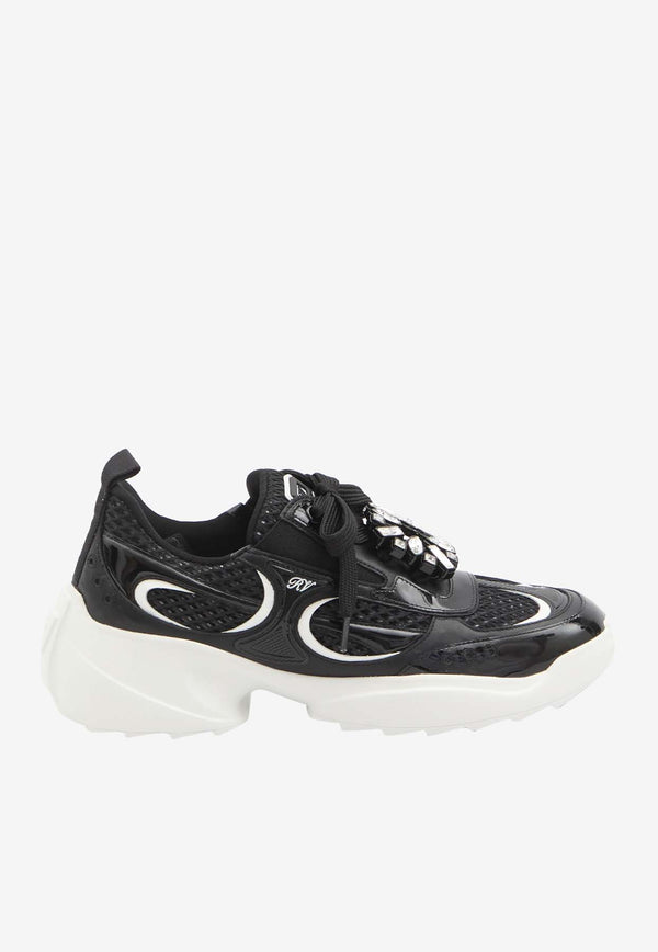 Roger Vivier Viv' On The Run Sneakers  Black RVW75640980U9C0--XCZ