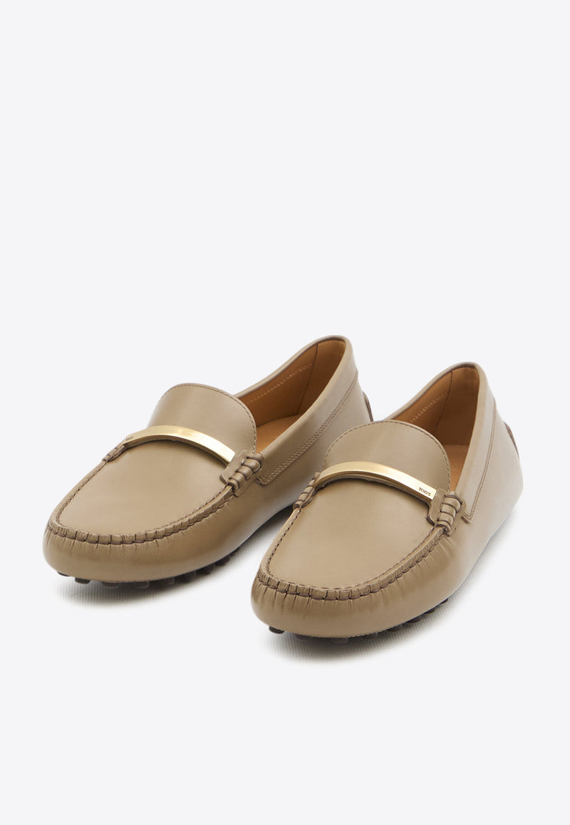 Tod's Gommino Leather Loafers Beige XXW22L0IT90-U18-C806