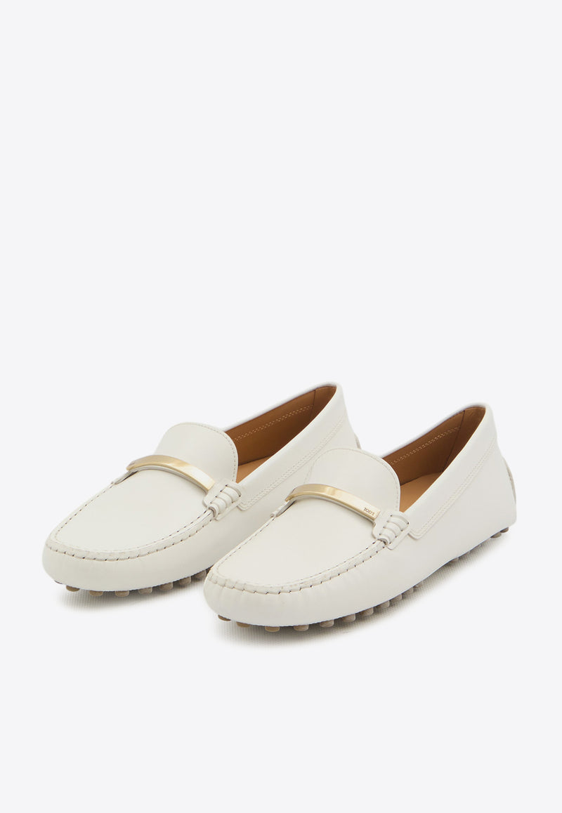 Tod's Gommino Leather Loafers White XXW22L0IT90-U18-B015
