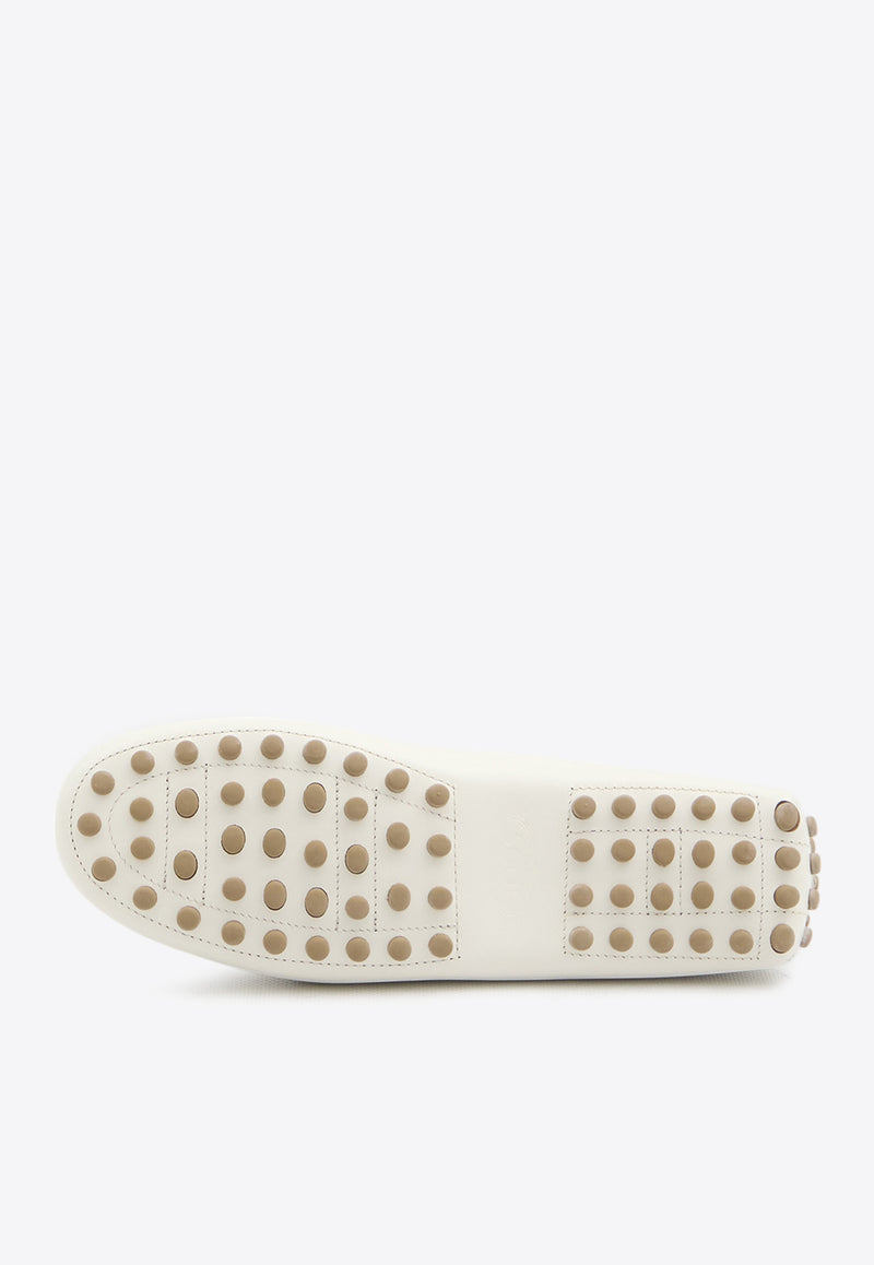 Tod's Gommino Leather Loafers White XXW22L0IT90-U18-B015