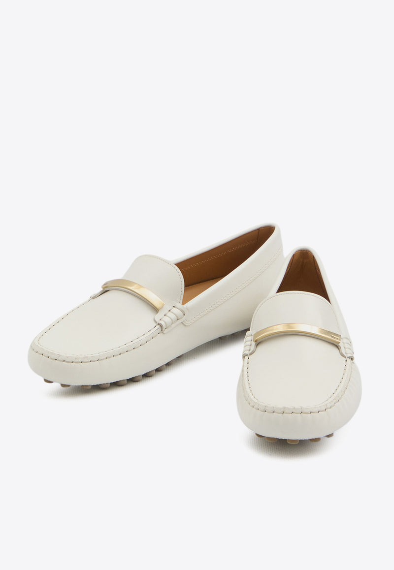 Tod's Gommino Leather Loafers White XXW22L0IT90-U18-B015