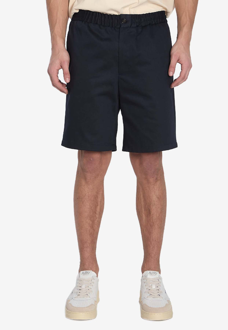 AMI PARIS Essential Bermuda Shorts Blue HS0303-CO0103-4011