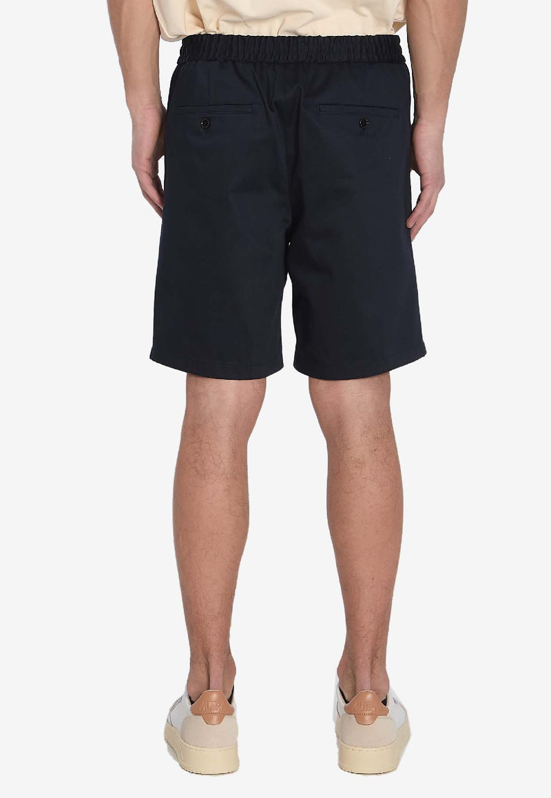 AMI PARIS Essential Bermuda Shorts Blue HS0303-CO0103-4011