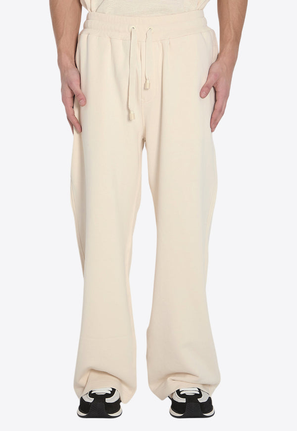 Dolce & Gabbana Wide-Leg Track Pants Cream GVZ7AZ-G7O2J-A4567