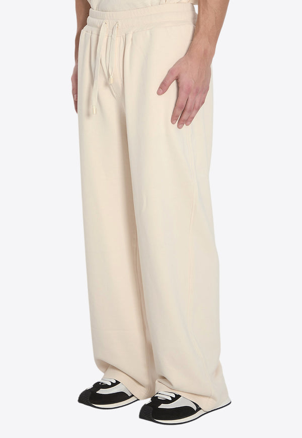 Dolce & Gabbana Wide-Leg Track Pants Cream GVZ7AZ-G7O2J-A4567