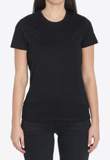 Moncler Logo Patch Crewneck T-shirt Black 8C73200-V8058-999