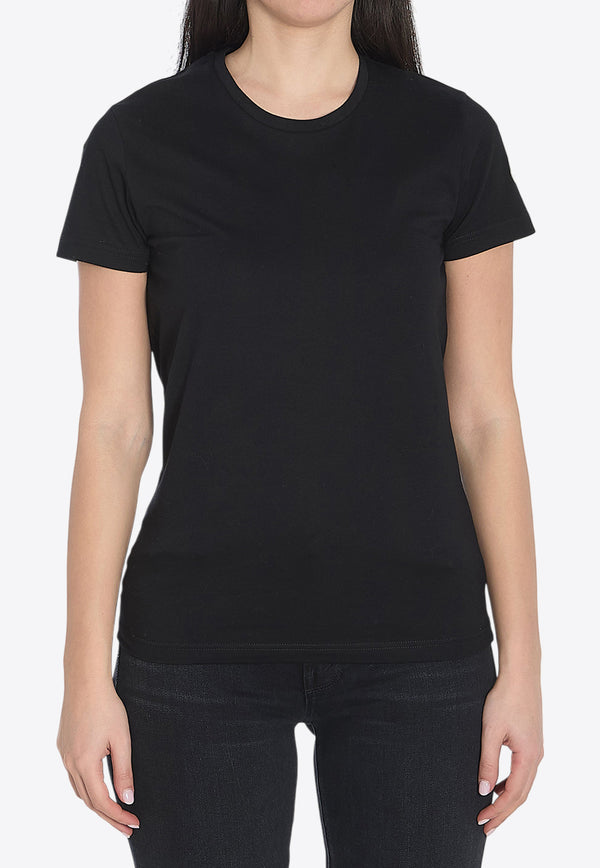 Moncler Logo Patch Crewneck T-shirt Black 8C73200-V8058-999