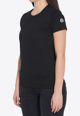 Moncler Logo Patch Crewneck T-shirt Black 8C73200-V8058-999