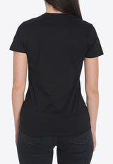 Moncler Logo Patch Crewneck T-shirt Black 8C73200-V8058-999