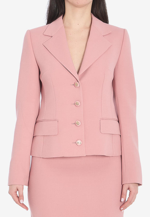Dolce & Gabbana Dolce Single-Breasted Jacket  - Pink Pink F27DST-FU2L8-F0473