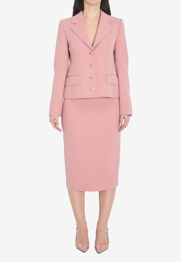 Dolce & Gabbana Dolce Single-Breasted Jacket  - Pink Pink F27DST-FU2L8-F0473