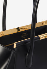 Dolce & Gabbana Marlene Everyday Grained Leather Shoulder Bag Black BB7734-A3G19-80999