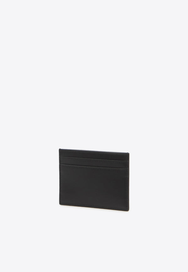 Saint Laurent Small Cassandre Leather Cardholder Black 607603-1JB0U-1000