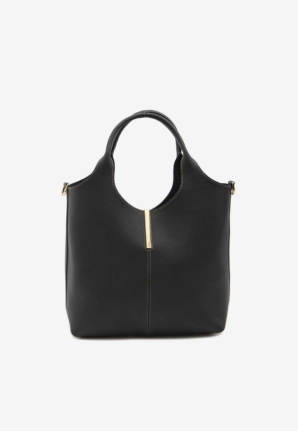 Tod's Mini Leather Tote Bag Black XBWEBRF0200-UBL2-B999