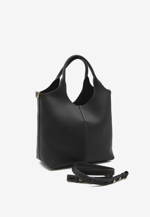 Tod's Mini Leather Tote Bag Black XBWEBRF0200-UBL2-B999