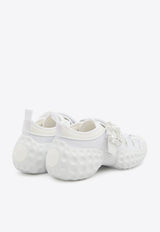 Roger Vivier Viv' Run Crystal Embellished Buckle Sneakers White RVW63738940-TU4-B001