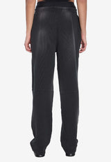 Alexander Wang Pre-Styled Double-Layered Track Pants Black 4CC1254406--011