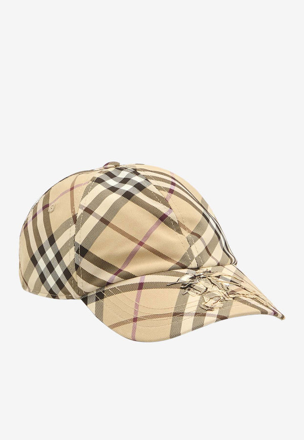 Burberry Check Baseball Cap 8102967--A5686