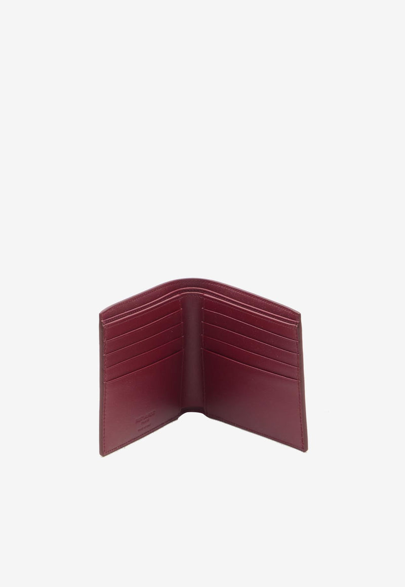 Saint Laurent Paris East/West Leather Wallet Burgundy 396307-AAEJ1-6947