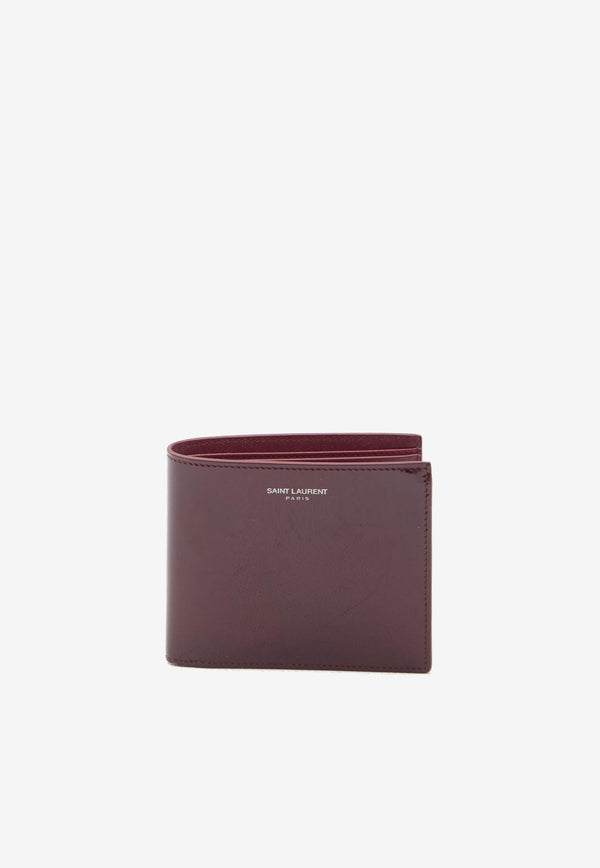 Saint Laurent Paris East/West Leather Wallet Burgundy 396307-AAEJ1-6947