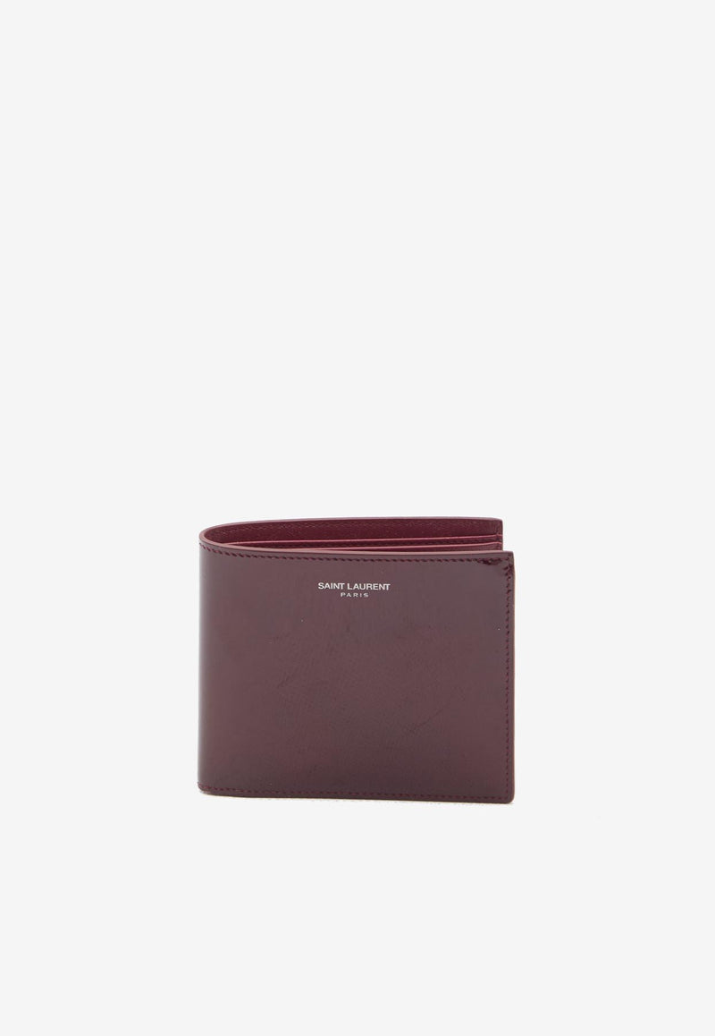 Saint Laurent Paris East/West Leather Wallet Burgundy 396307-AAEJ1-6947