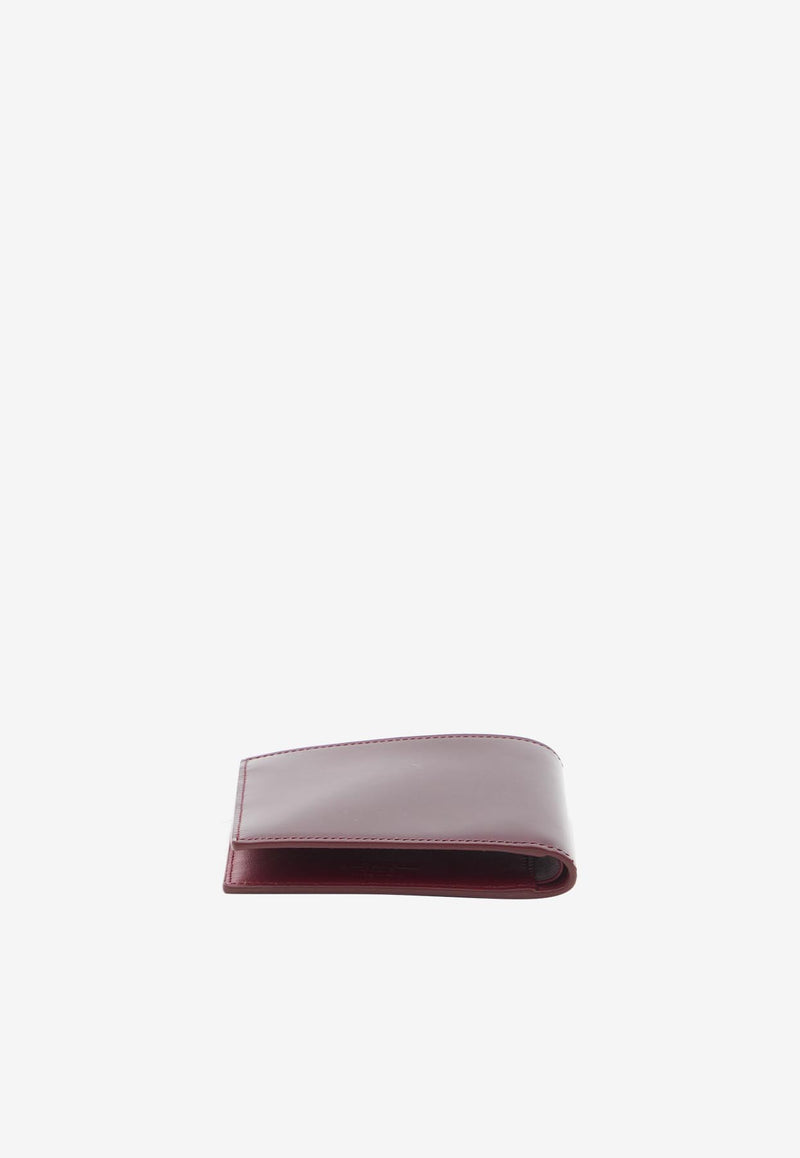 Saint Laurent Paris East/West Leather Wallet Burgundy 396307-AAEJ1-6947