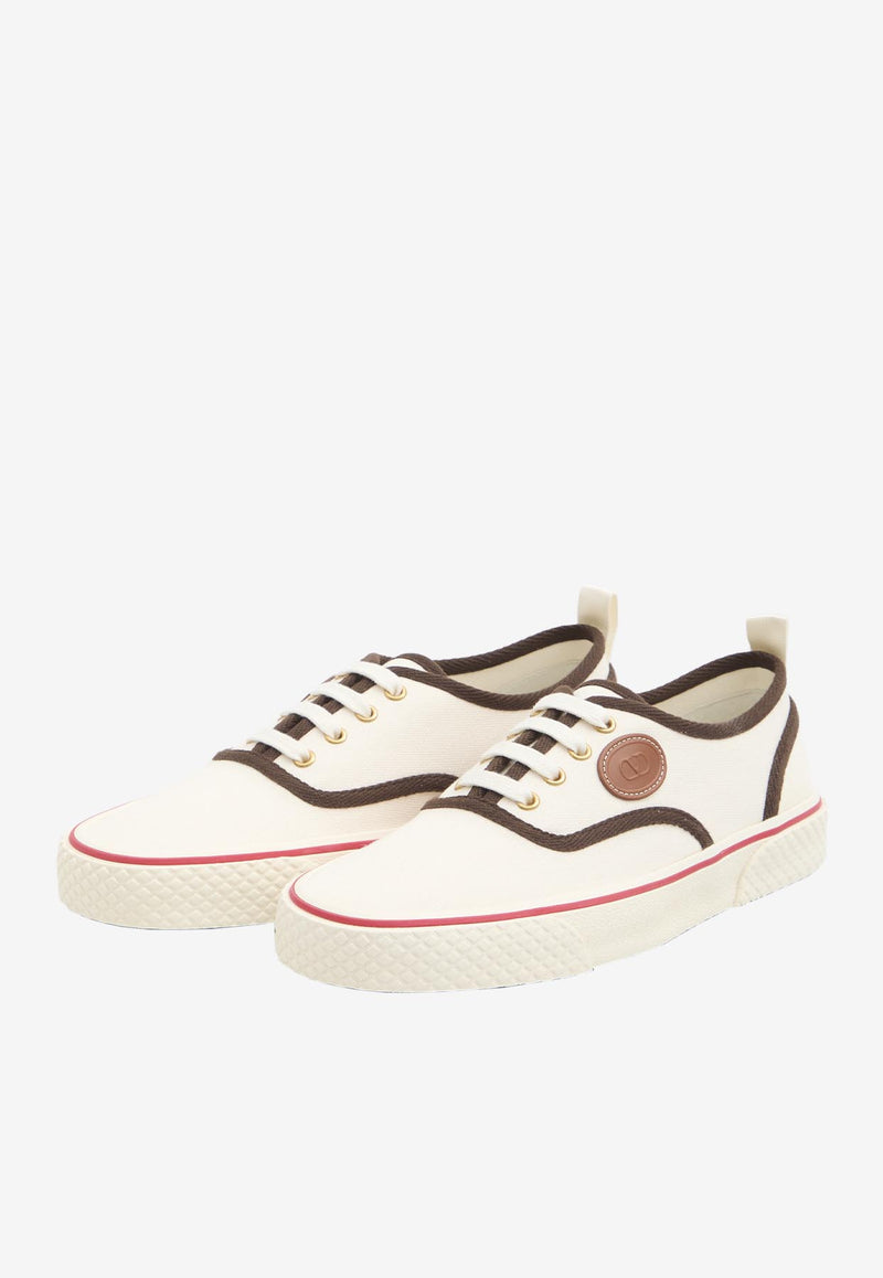 Valentino Nojoke Canvas Sneakers Cream 6Y2S0J87-YGT-R2T