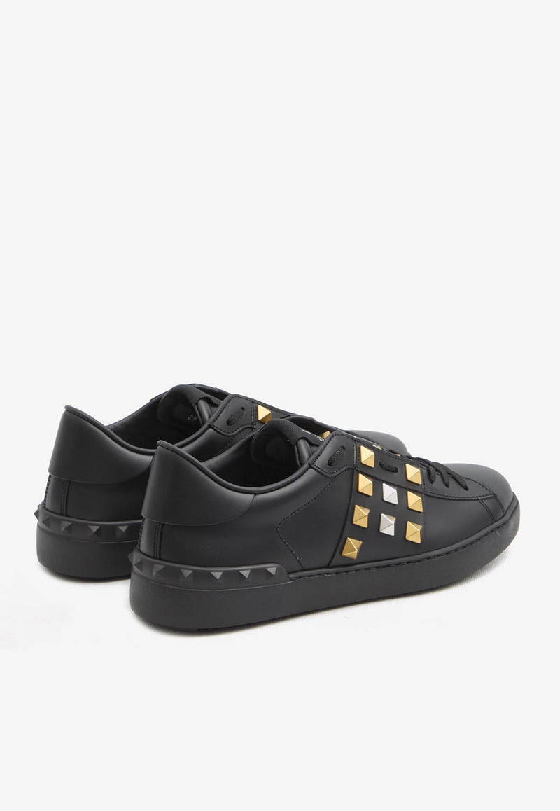 Valentino Untitled Rockstud Low-Top Sneakers Black 6Y2S0931-GDL-RJH