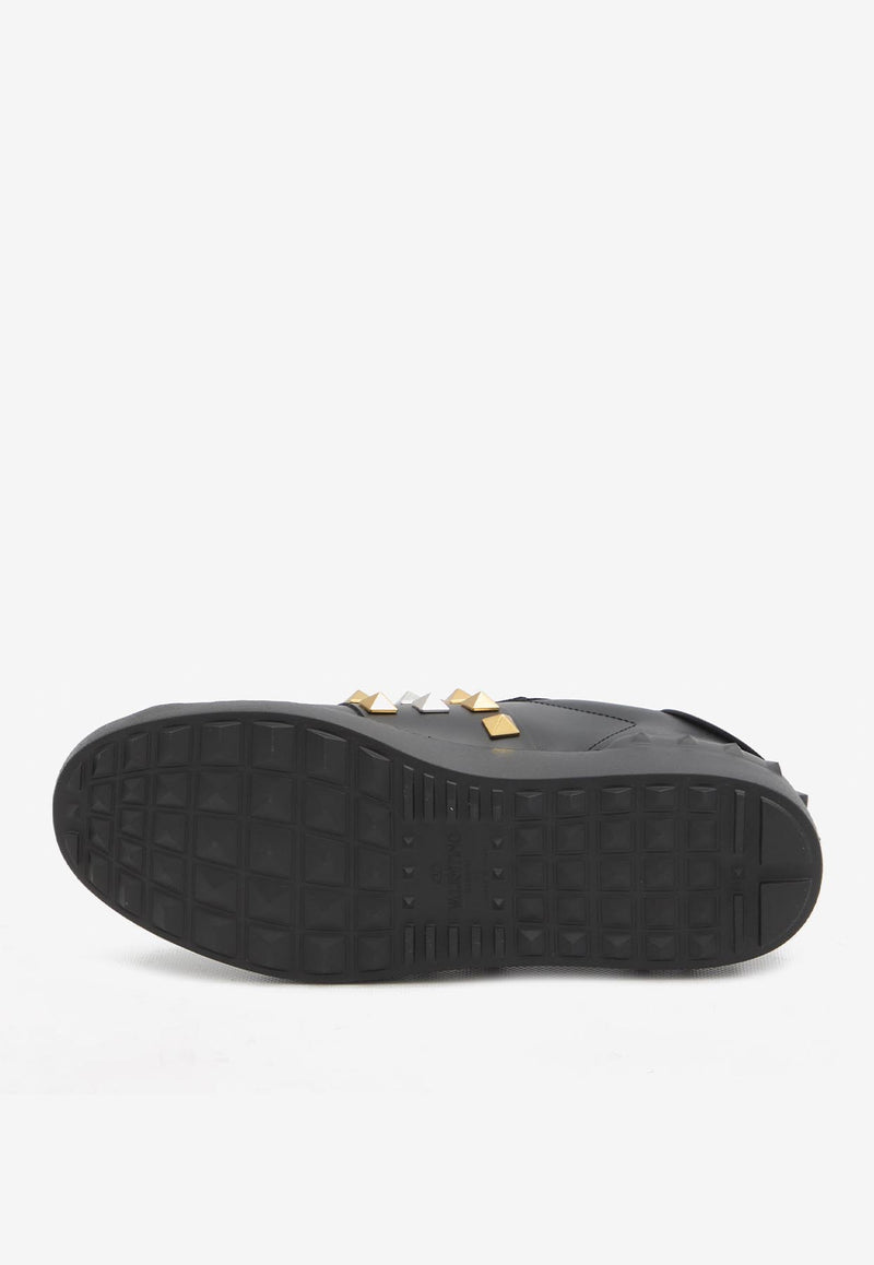 Valentino Untitled Rockstud Low-Top Sneakers Black 6Y2S0931-GDL-RJH
