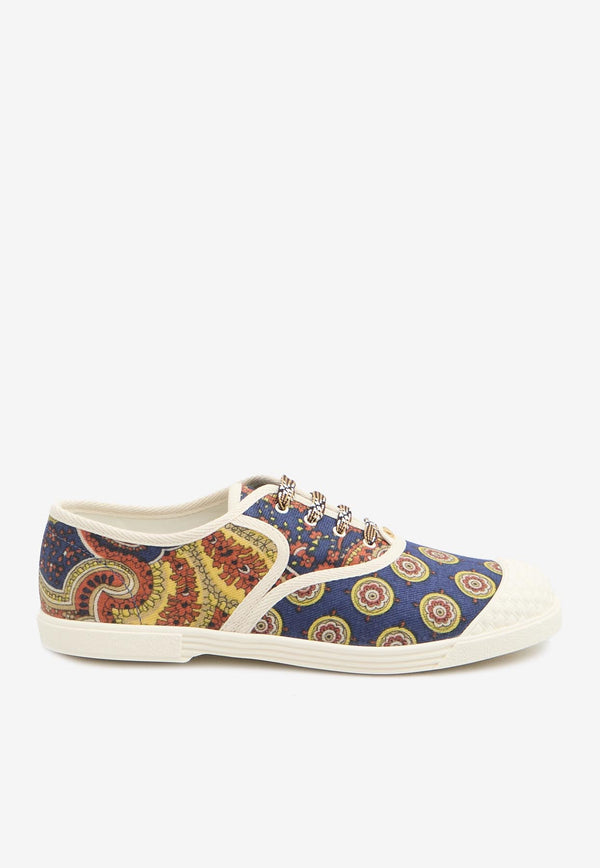 Valentino Bay by Bay Voyage Imaginaire Denim Sneakers Multicolor 6Y2S0J86-RIQ-RHJ
