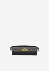Dolce & Gabbana Marlene Grained Leather Clutch Black BB7756-A3G19-80999