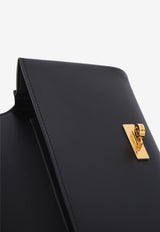 Dolce & Gabbana Marlene Grained Leather Clutch Black BB7756-A3G19-80999