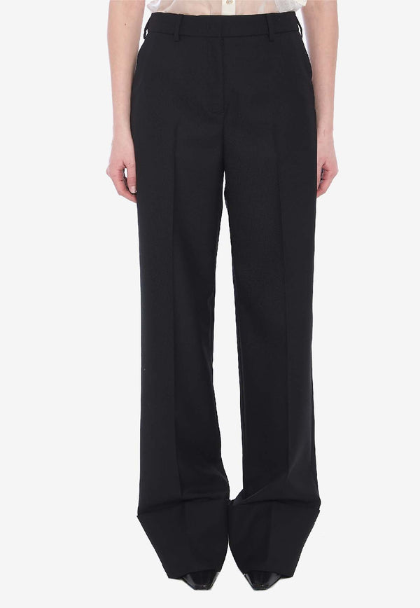 Valentino Classic Wool Pants Black 6B0RB6F0-8VB-0NO