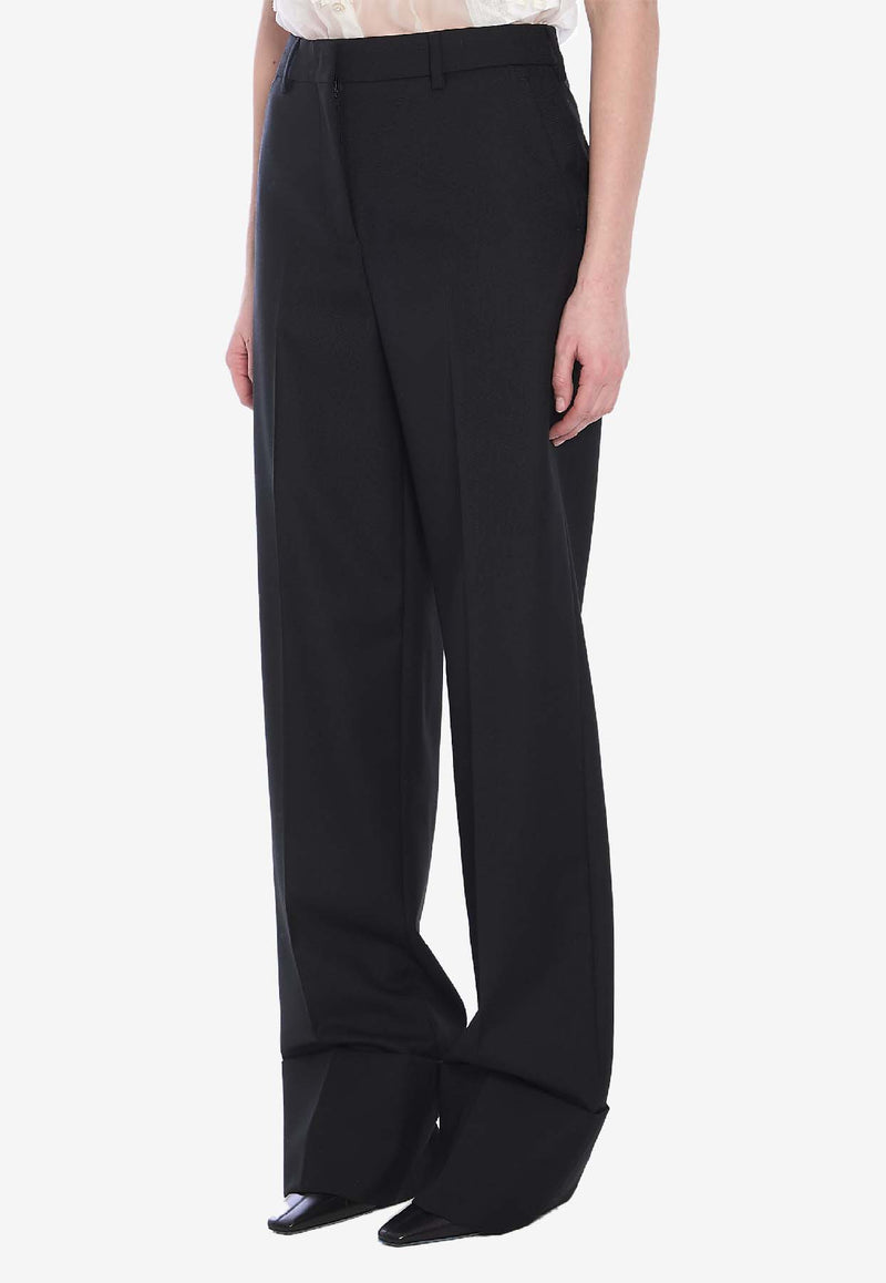 Valentino Classic Wool Pants Black 6B0RB6F0-8VB-0NO