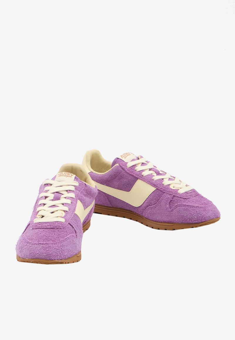 Autry Windspin Suede Low-Top Sneakers Purple WSLW-UB-14