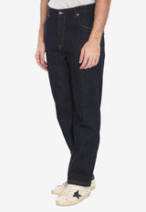 Fendi Crest Straight-Leg Jeans Blue FLP285-AUAD-F1GXH