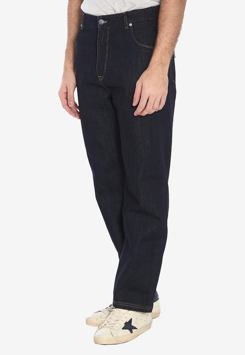 Fendi Crest Straight-Leg Jeans Blue FLP285-AUAD-F1GXH