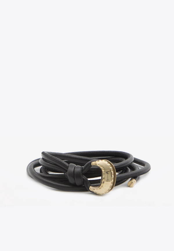 Golden Goose DB New Tex Leather Belt Black GWA00700-A000688-90100
