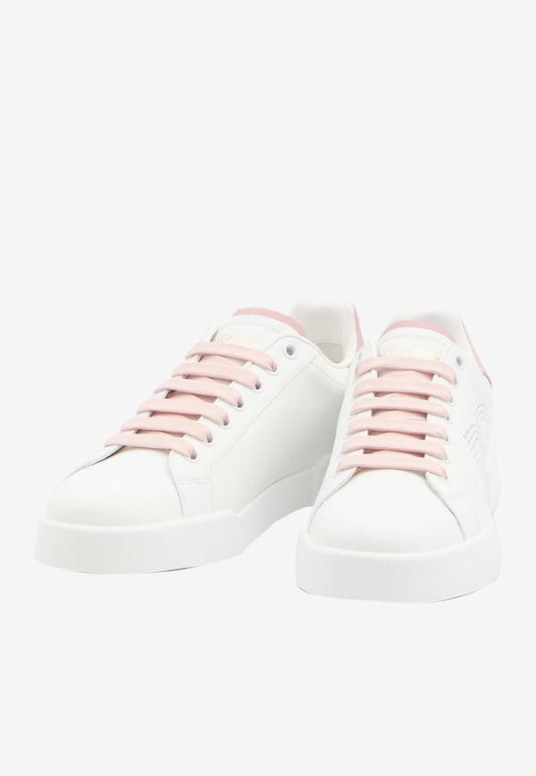 Dolce & Gabbana Portofino Light Strobel Sneakers White CK2324-AV066-87587